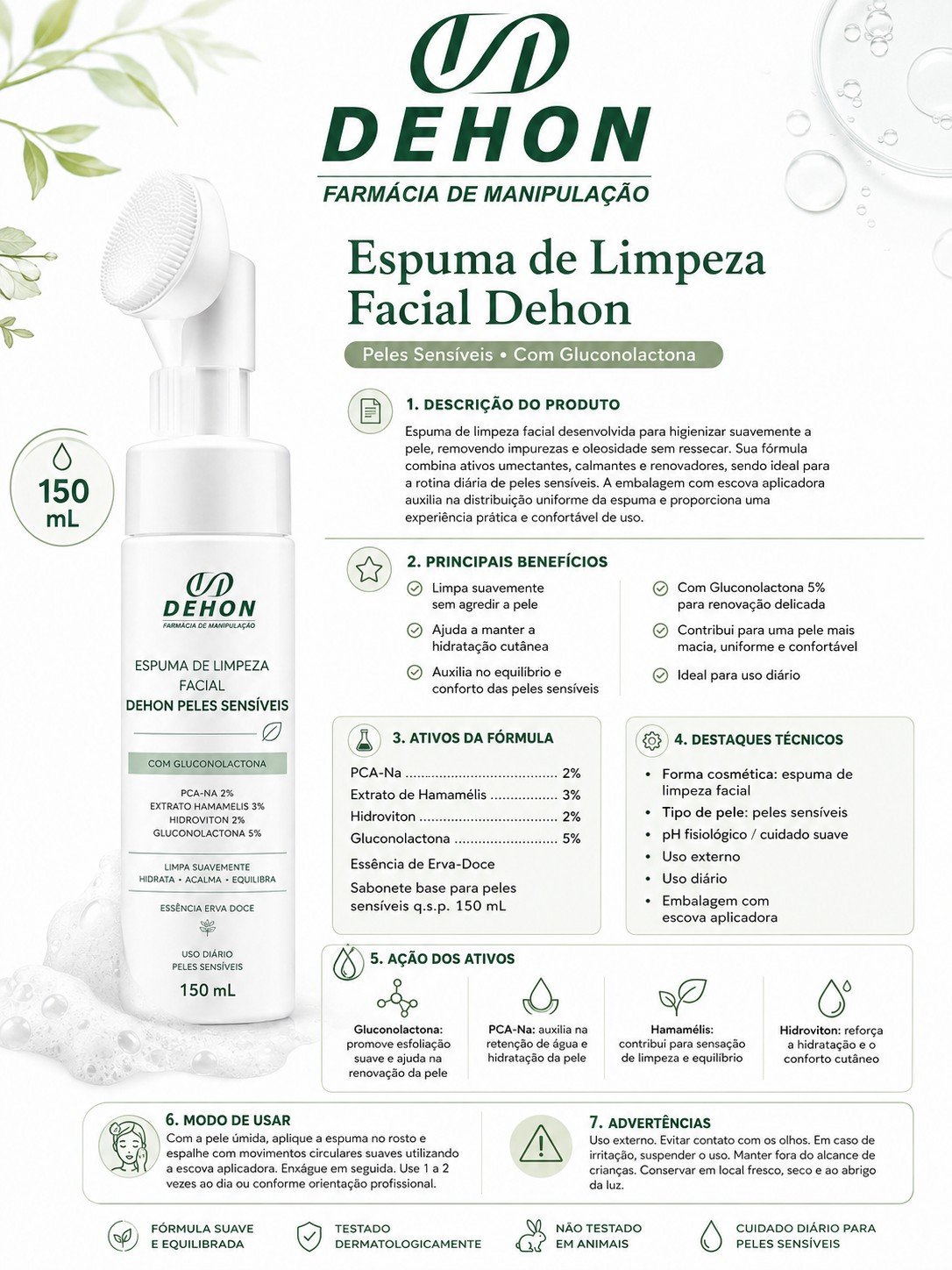 espuma descricao